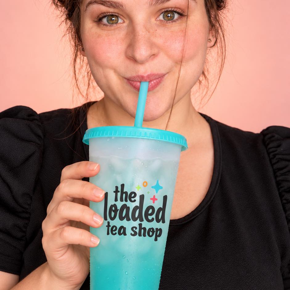 Real men drink tea… apparently out of their wife’s stash. 😂🥤 Funny how ...