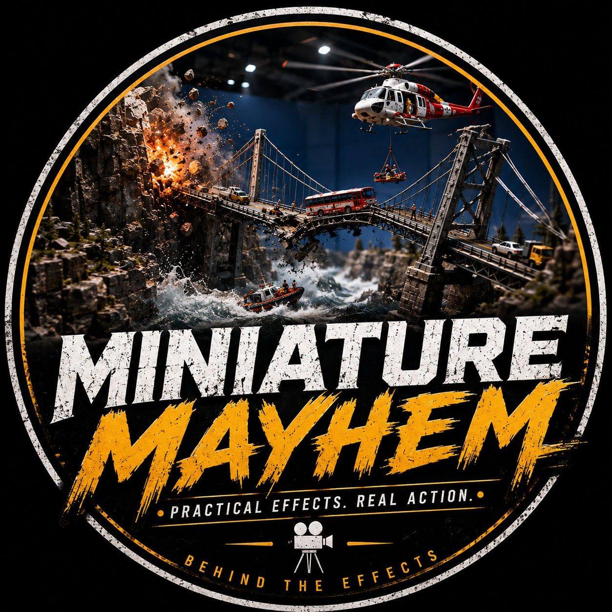 Animatronic boar fights giant rhino | Miniature Mayhem