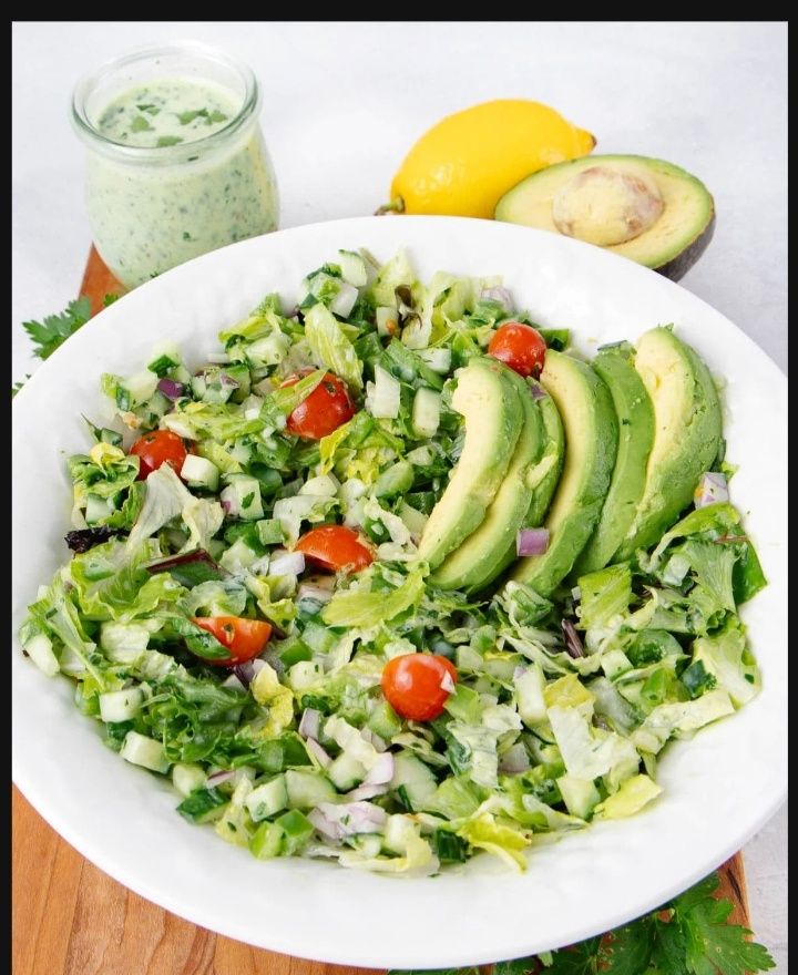 aldi green goddess dressing salad recipe with hidden-halo