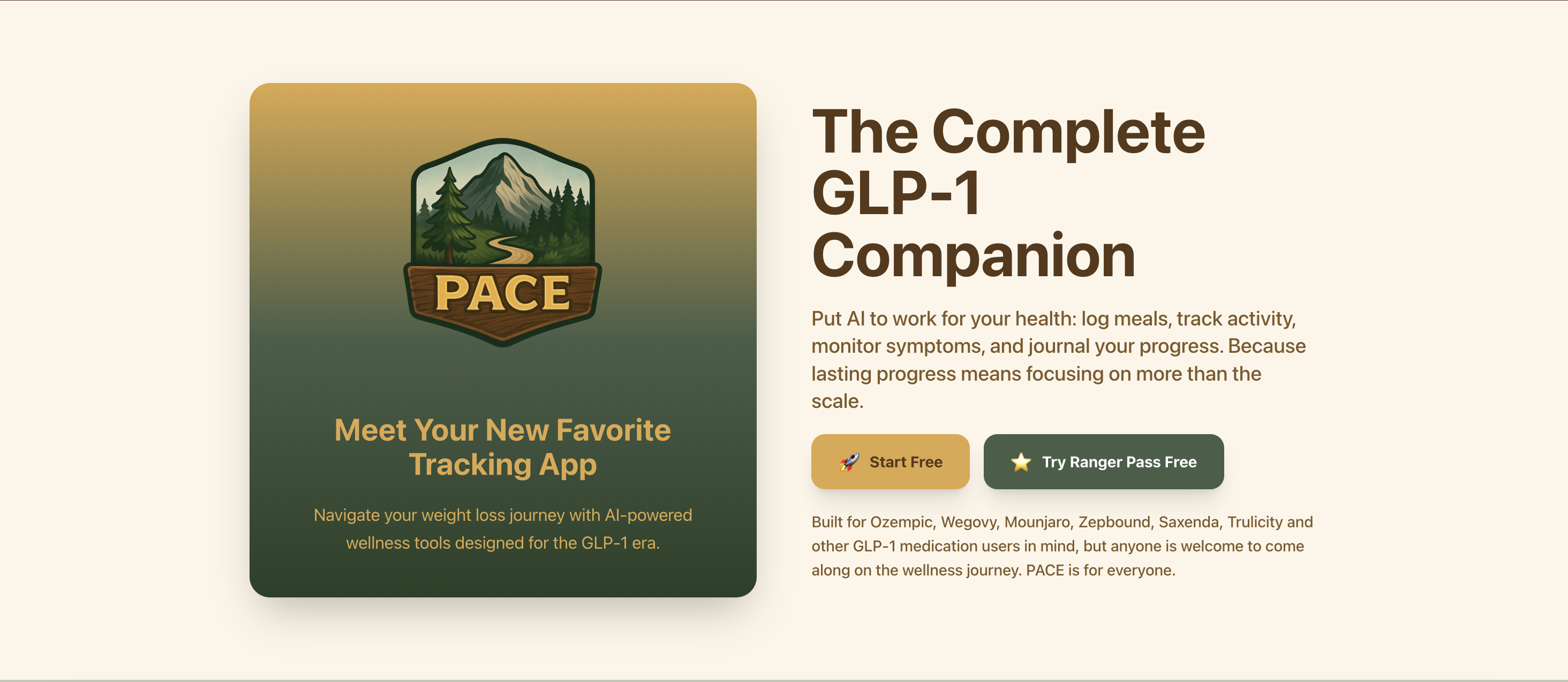 PACE: Weight Loss + Wellness Tracking