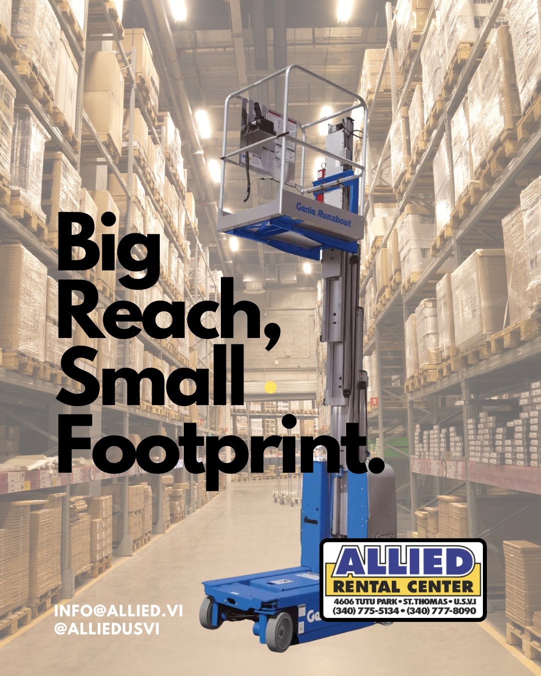 🚀 Big Reach, Small Footprint. Need... - Allied Rental Center | Facebook