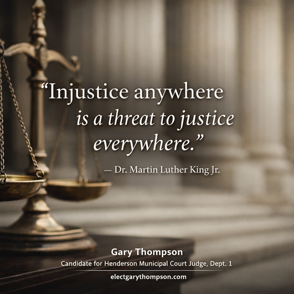 Gary - Happy Martin Luther King Jr. Day! Dr. King’s words remind us ...