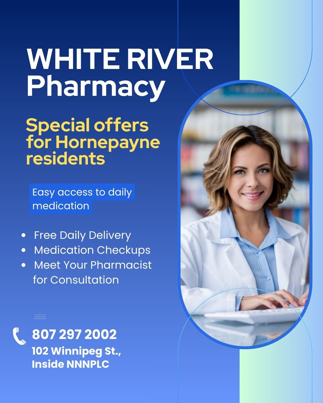 🌟 Attention Hornepayne Residents!... - White River Pharmacy | Facebook
