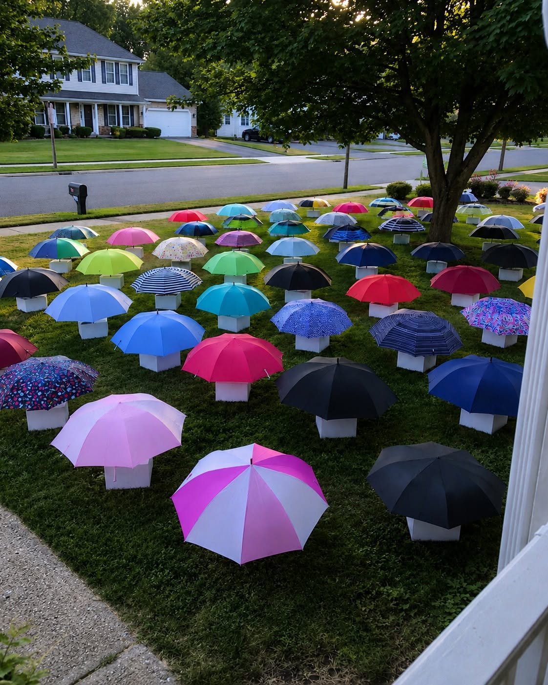 My son gave his umbrella to a pregnant stranger in the rain—the