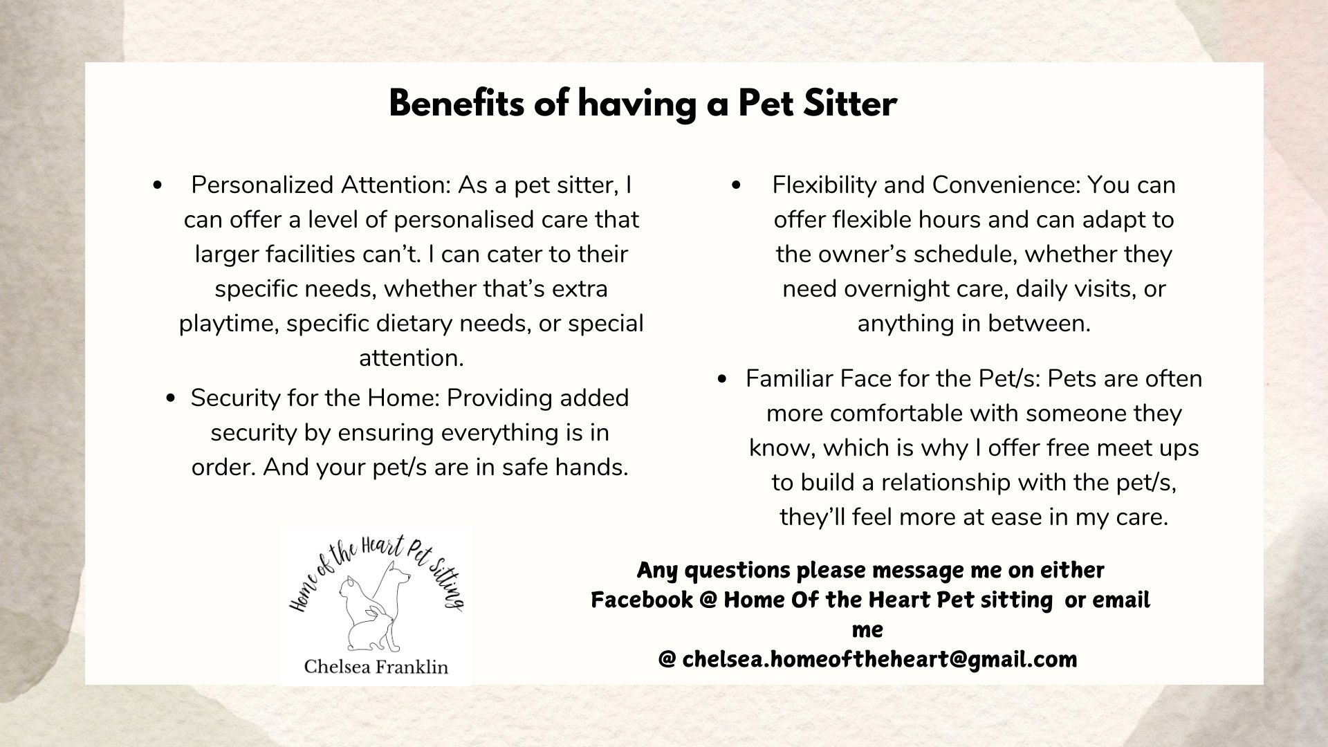 Home Of The Heart Pet Sitting | Wellingborough