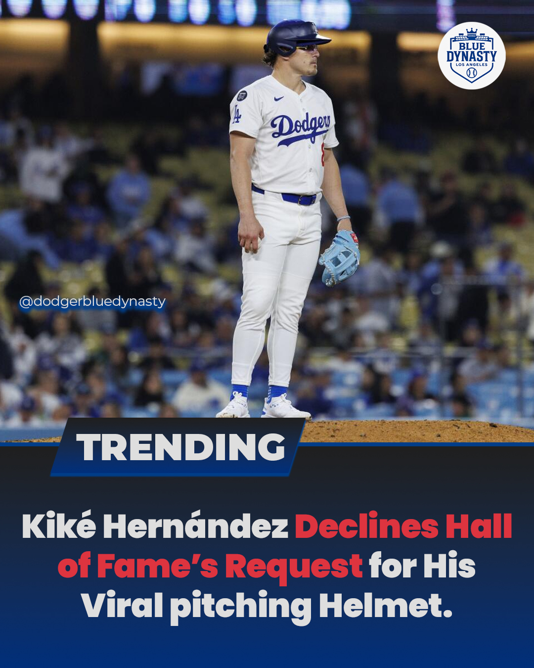 Celebrating Kiké Hernández's Pitching Bobblehead presented by Nikaido!