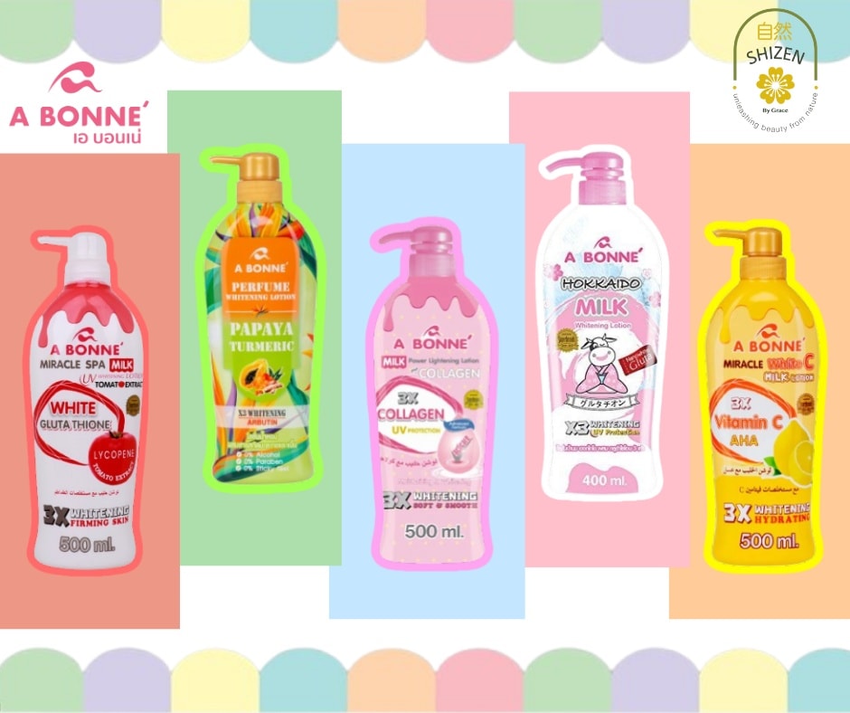 a bonne glutathione lotion Bonnie 🥰🍀 Abonne Lotion 500 ml💖 A Lotion has variant of Lotion: ✓A Bonne Milk Power Lightening Lotion plus Collagen ✓ A Bonne miracle white C milk lotion ✓ exh991_093.jpg