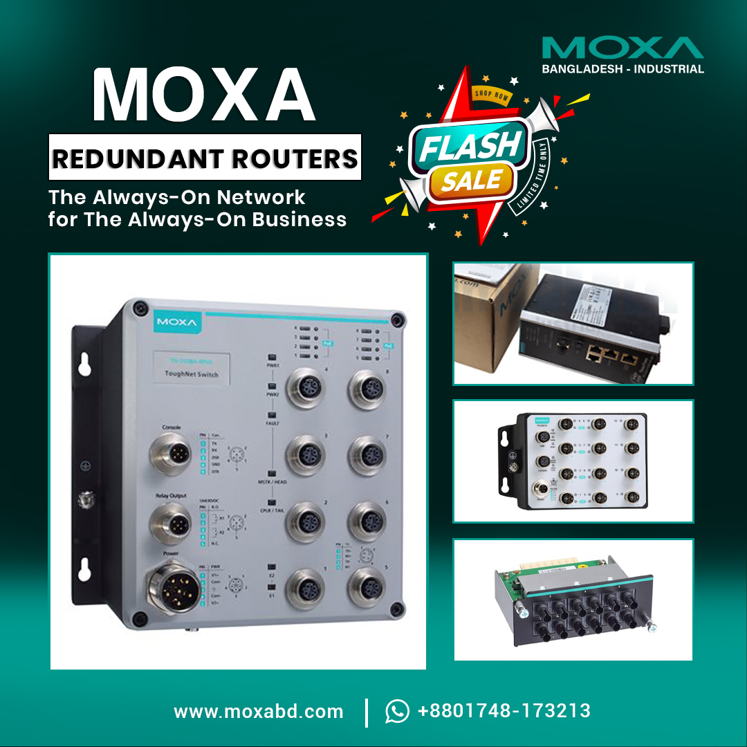 MOXA - 💥 𝗕𝘂𝘆 𝗠𝗼𝘅𝗮 𝗥𝗲𝗱𝘂𝗻𝗱𝗮𝗻𝘁 𝗥𝗼𝘂𝘁𝗲𝗿𝘀 𝗮𝘁 𝘁𝗵𝗲 𝗕𝗲𝘀𝘁 𝗣𝗿𝗶𝗰𝗲 𝗶𝗻 𝗕𝗮𝗻𝗴𝗹𝗮𝗱𝗲𝘀𝗵 ...