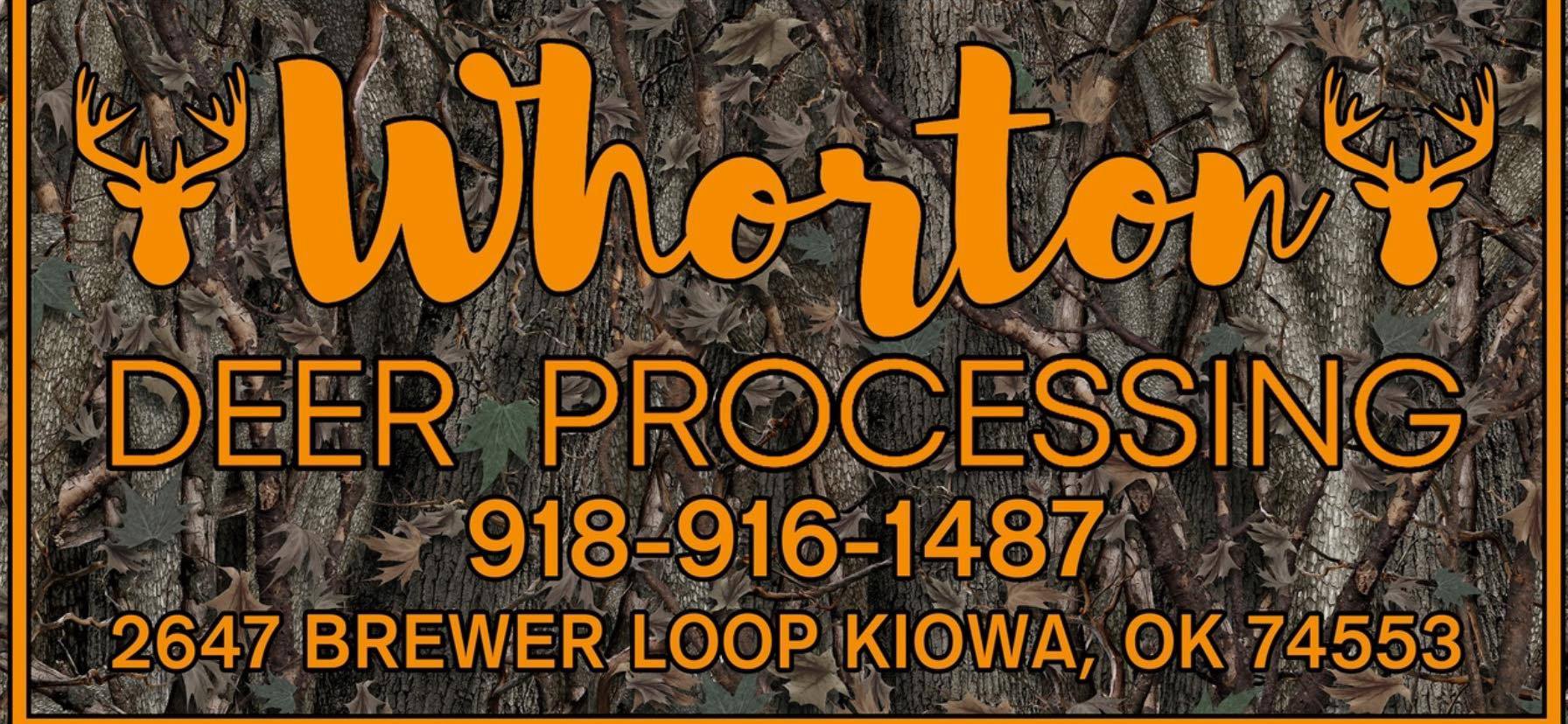 Whorton’s Deer Processing | Kiowa OK