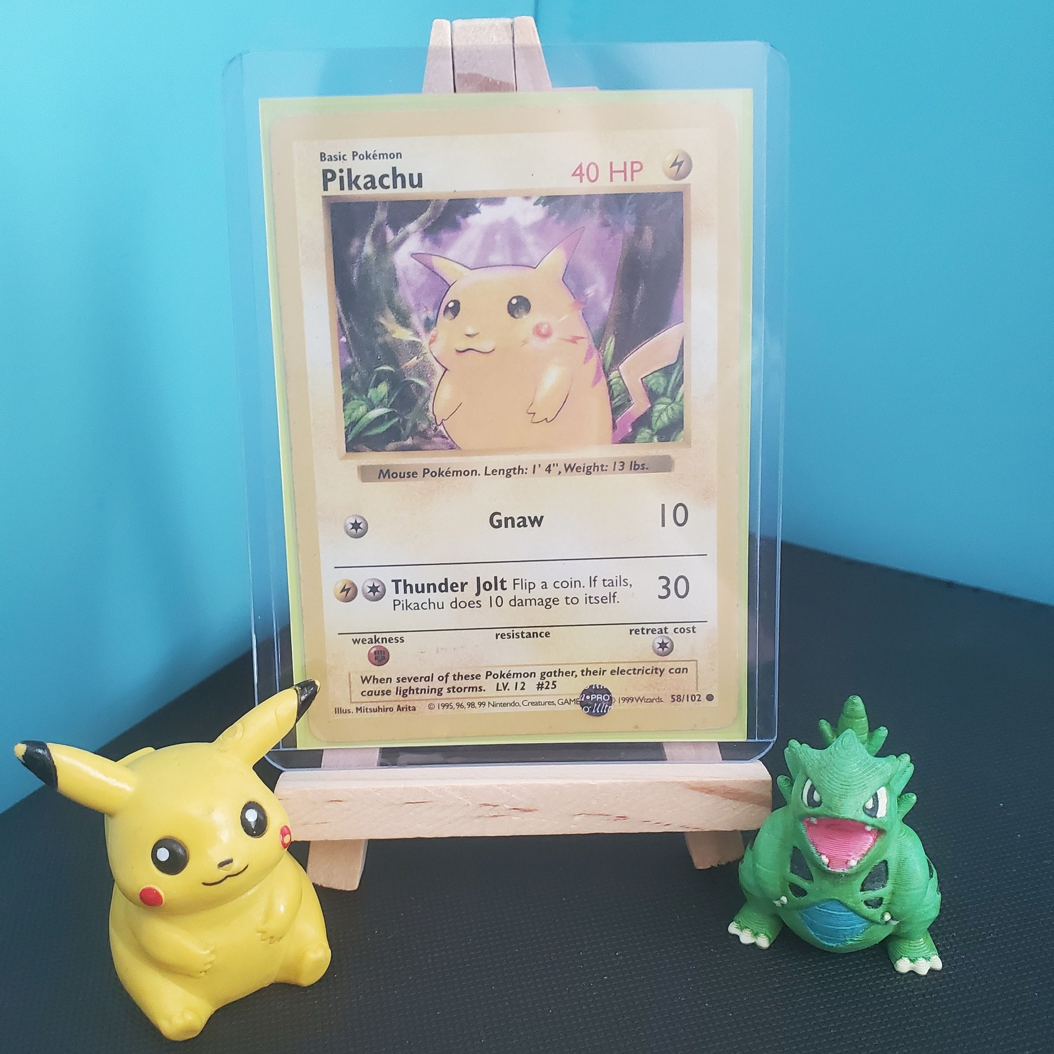 pokemon base set common card 58102 pikachu #58 PSA 10 this card is the perfect way to showcase your collection. Pikachu [1999-2000] #58 Prices |
