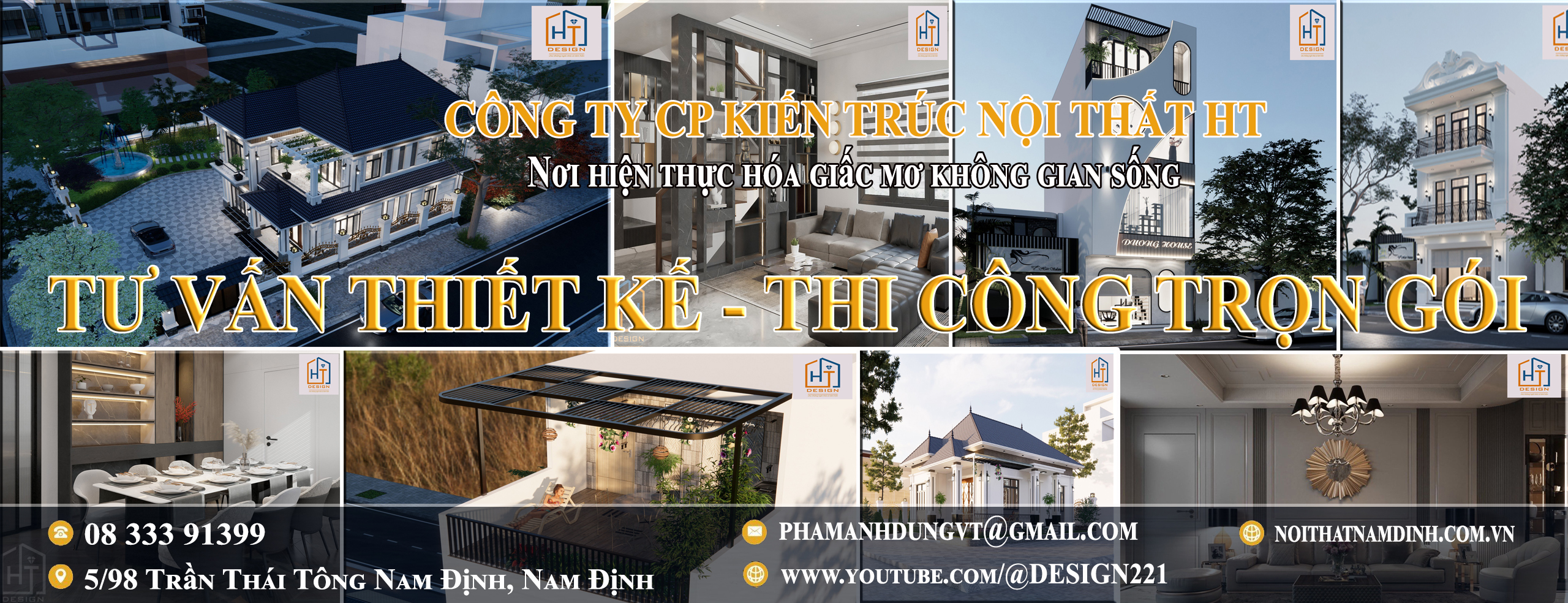 HT Design - Kiến Trúc Nội Thất & Thi Công Trọn Gói | Nam Định