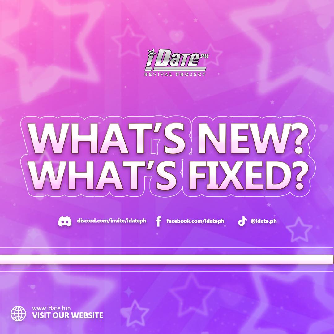 IDate - 📣 𝑫𝑬𝑽 𝑷𝑨𝑻𝑪𝑯 𝑵𝑶𝑻𝑰𝑪𝑬 📣 𝑷𝒓𝒐𝒑𝒐𝒔𝒆 𝑭𝒆𝒂𝒕𝒖𝒓𝒆, 𝑰𝒕𝒆𝒎 𝑺𝒉𝒐𝒑 𝑼𝒑𝒅𝒂𝒕𝒆 ...
