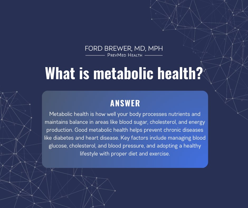Metabolic - 💡 What is metabolic health? It’s more than just numbers on ...