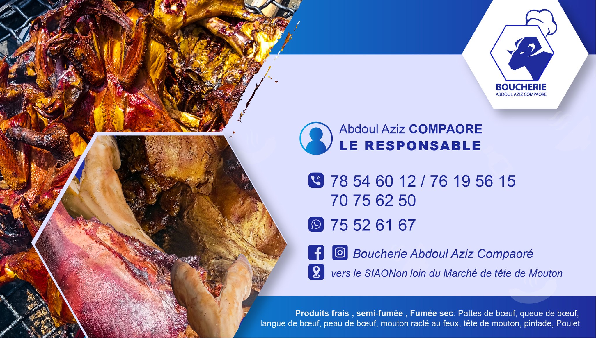 Boucherie Abdoul Aziz Compaoré | Ouagadougou