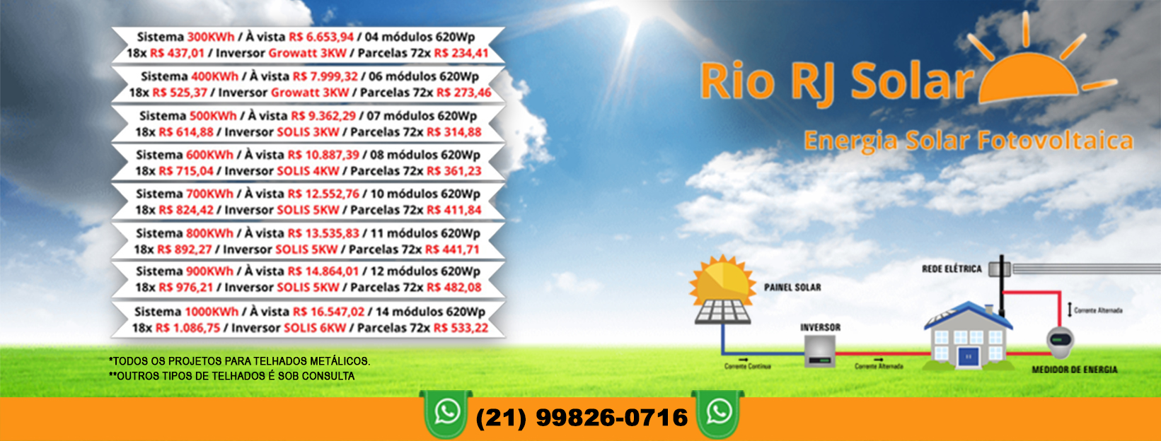 RIO RJ SOLAR | Rio de Janeiro RJ