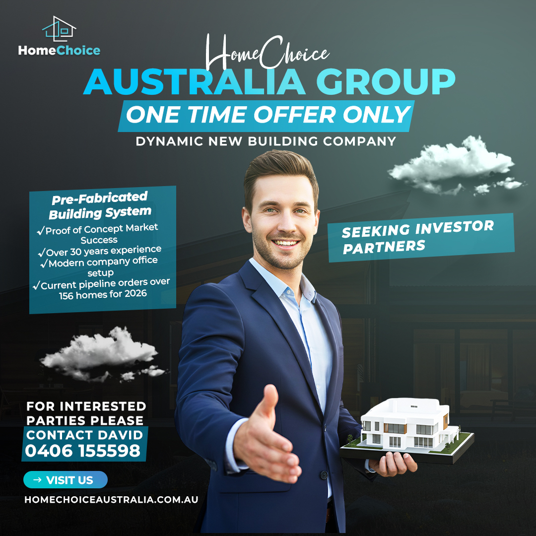 Homechoice - 🏡 HomeChoice Australia Group — Investor Opportunity ONE ...