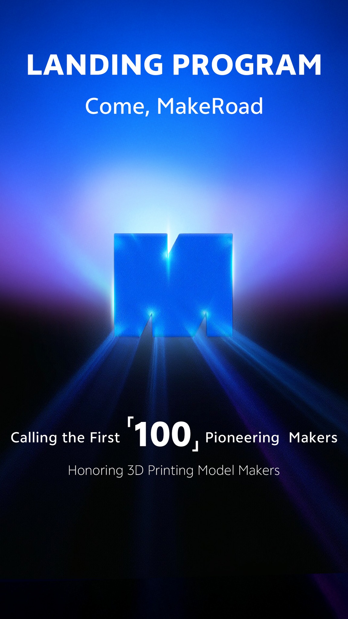 Makeroad - Landing Program: Calling the First 100... | Facebook