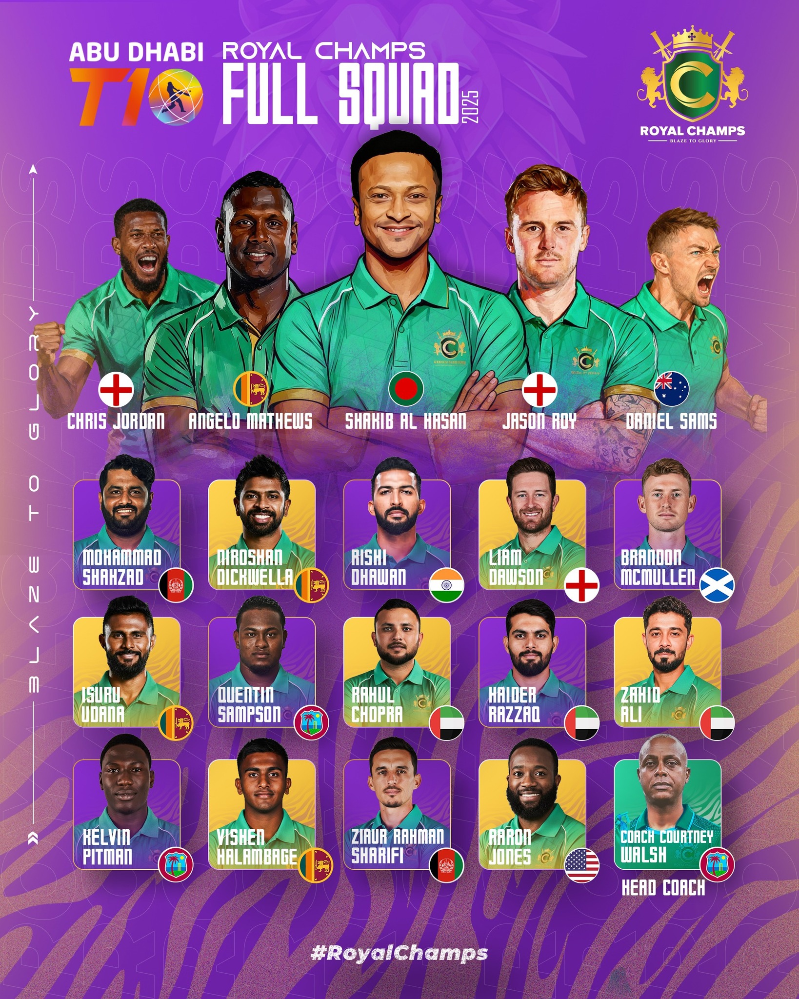 Royal - Meet the ROYAL SQUAD ready to set Abu Dhabi on fire! 🔥💜 Power ...