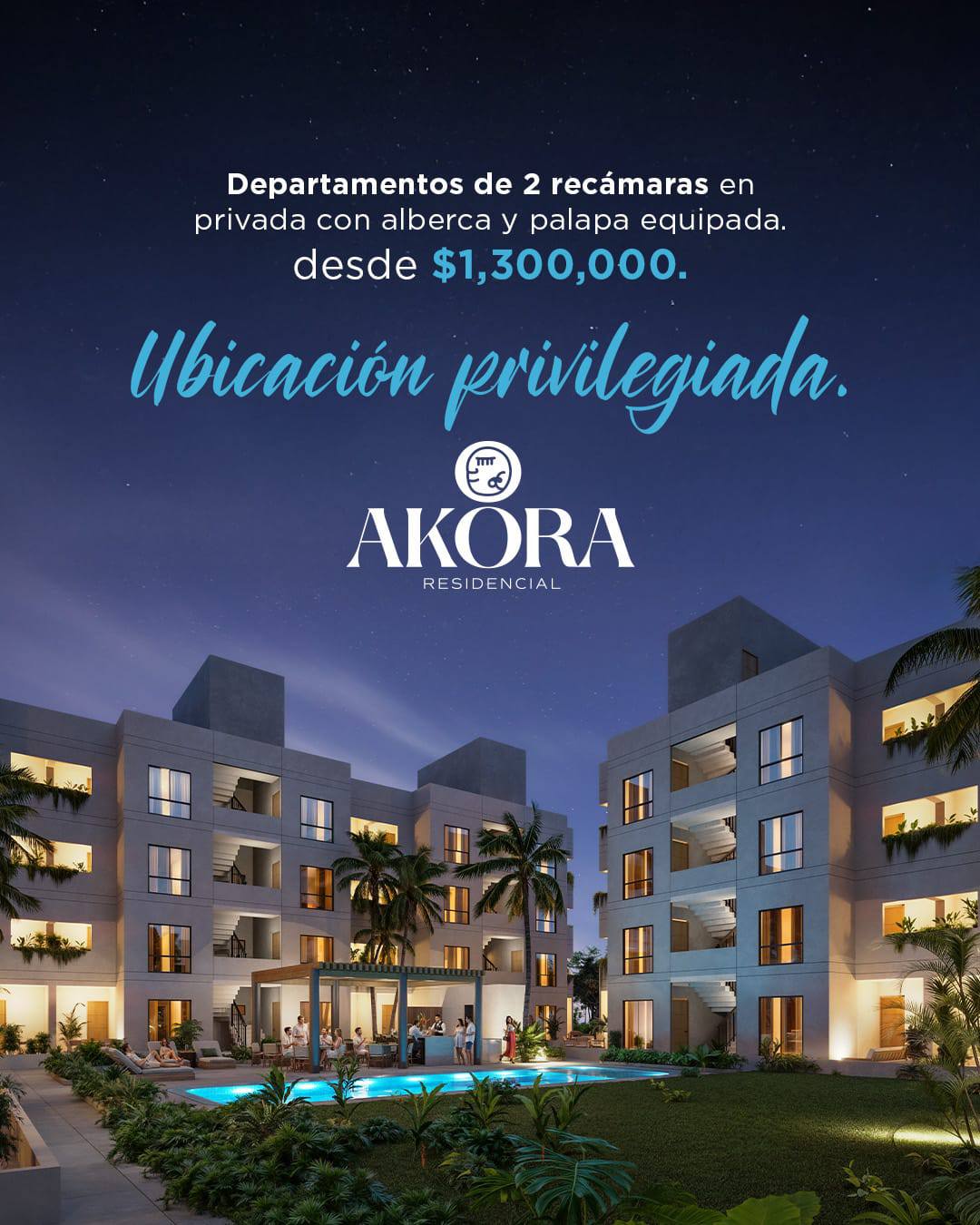 Akora Residencial PDC | Playa del Carmen