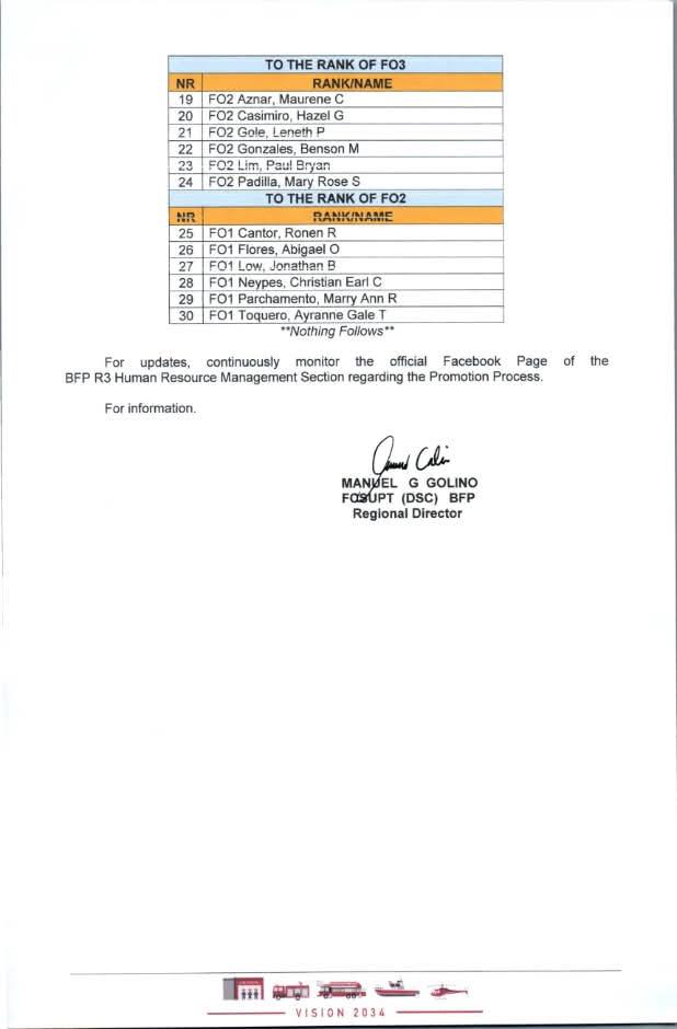 BFP R3 Human... - BFP R3 Human Resource Management Section