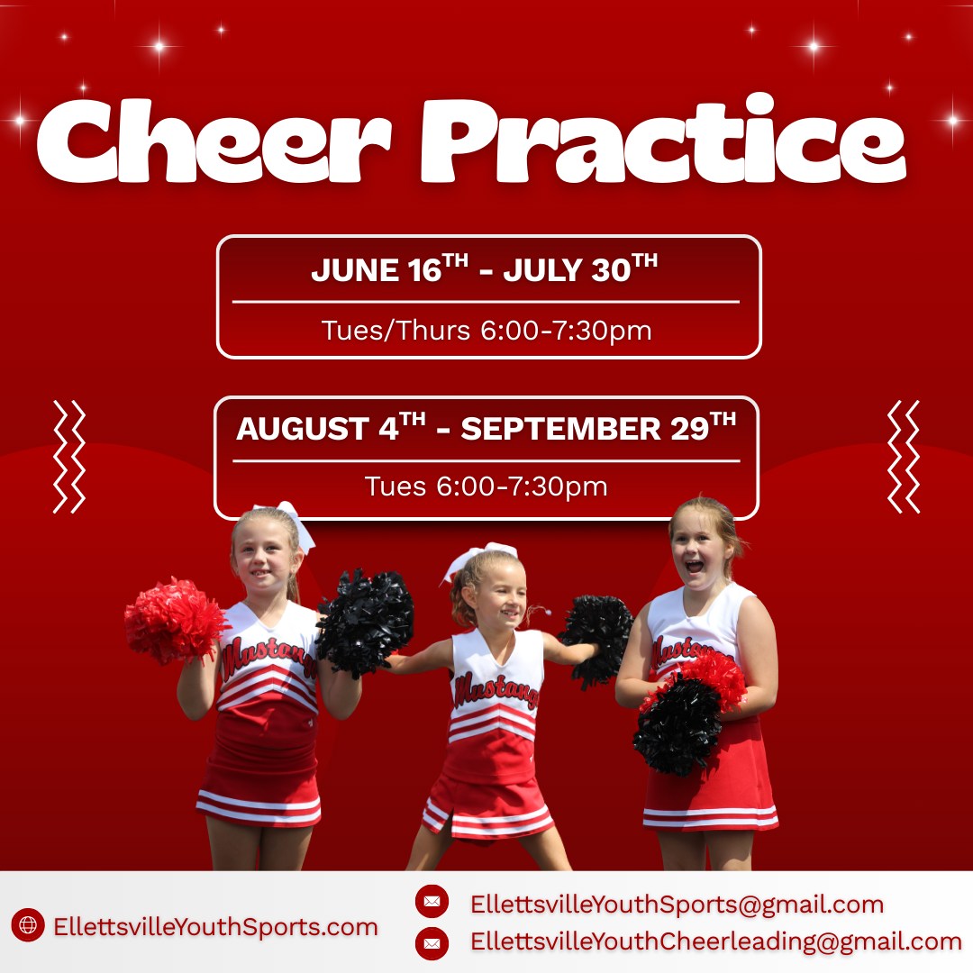 📣 Cheer Practice! 📣... - Ellettsville Youth Cheerleading | Facebook