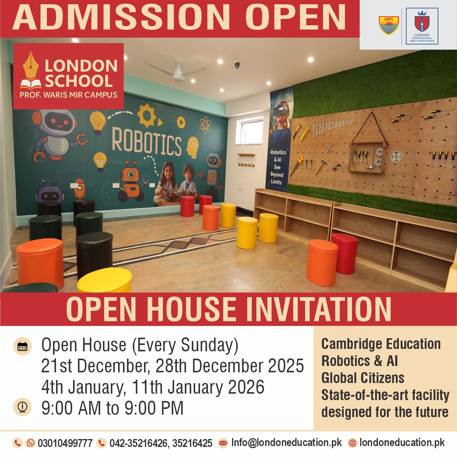 London - 🏫 ADMISSIONS OPEN | STATE-OF-THE-ART FACILITIES At London ...
