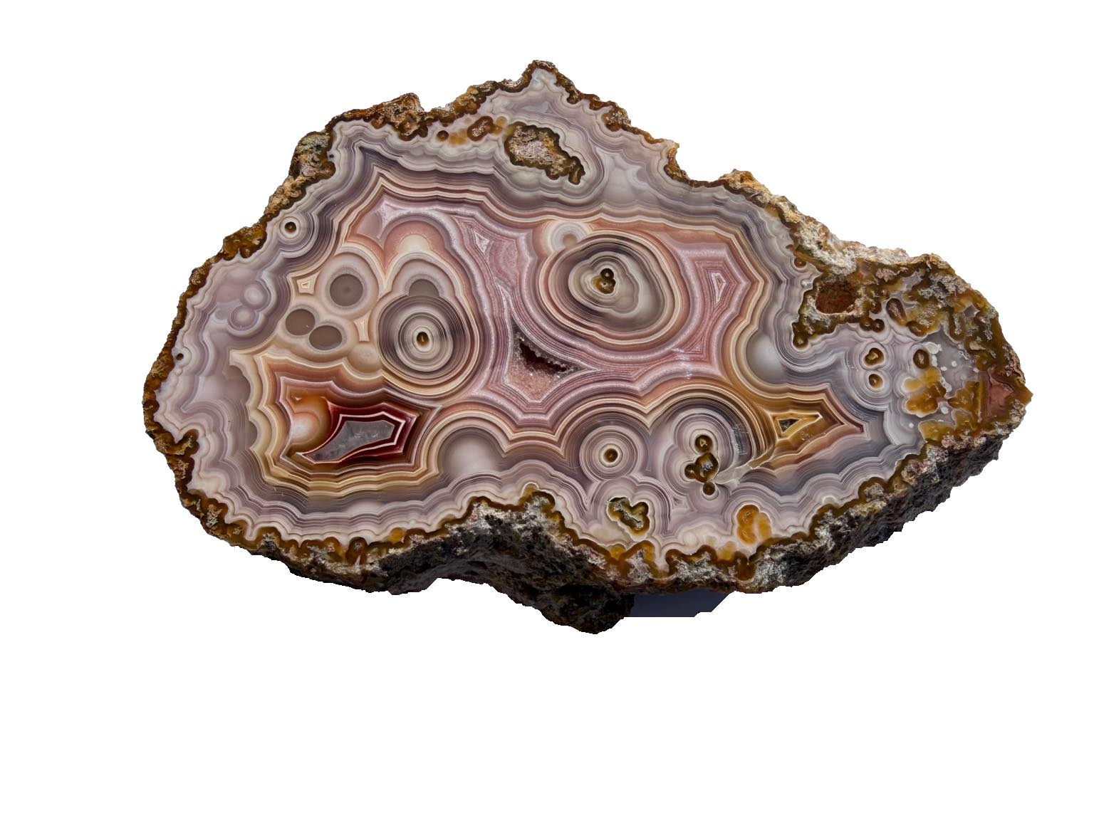 A macro look at a Laguna agate!