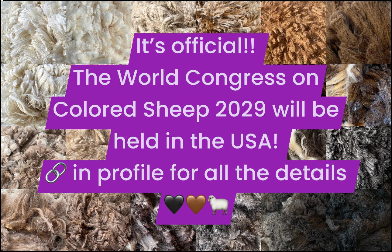 World Congress on Colored Sheep 2029 - follow this page for updates on ...
