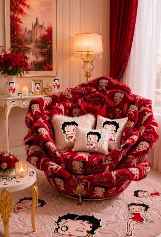 Hi, Betty Boop lovers! 🎀❤️ What do you think of this chair? Is