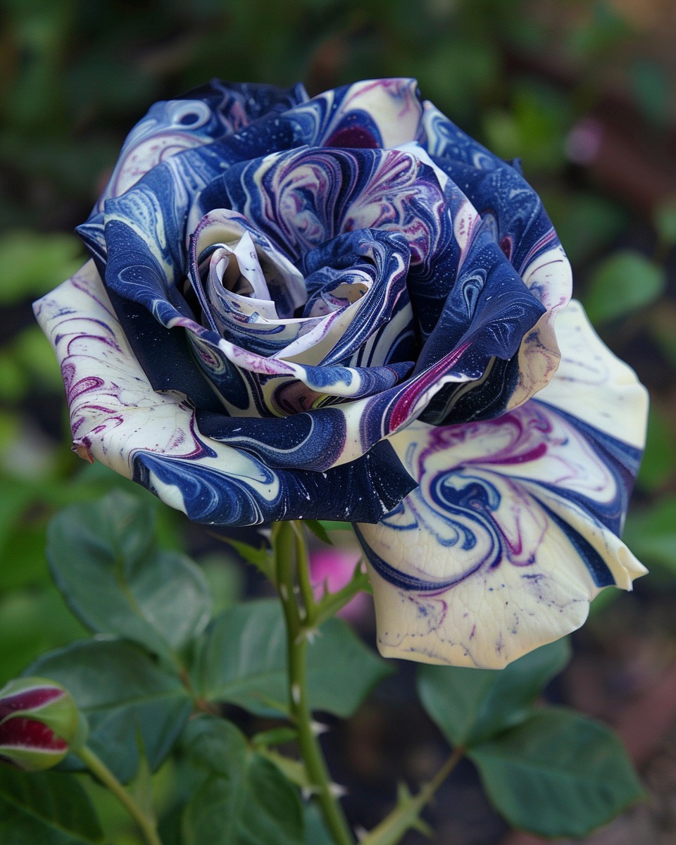 Beautiful - Marble Splendor Rose A breathtaking and unique rose with ...