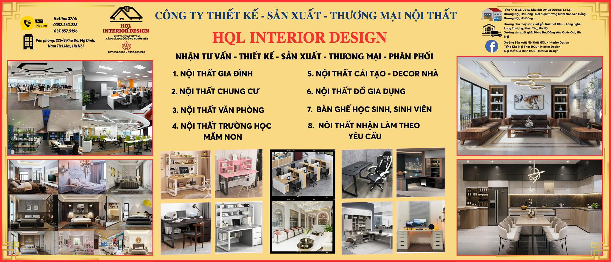 Xưởng Sản Xuất Nội Thất HQL - Interior Design | Hanoi