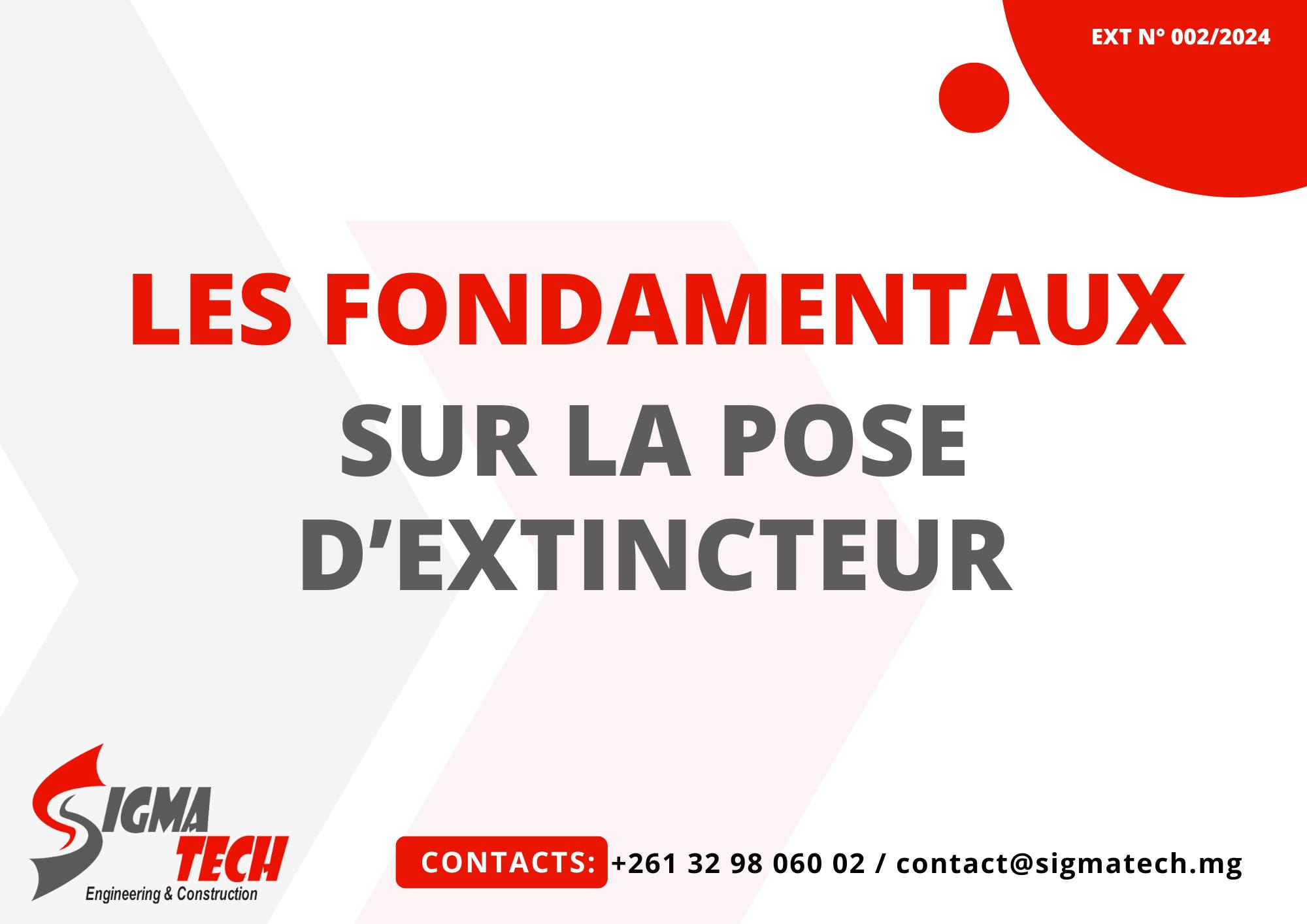 Sigmatech - ‼️ Pour une installation 𝗰𝗼𝗿𝗿𝗲𝗰𝘁𝗲 de vos extincteurs ...