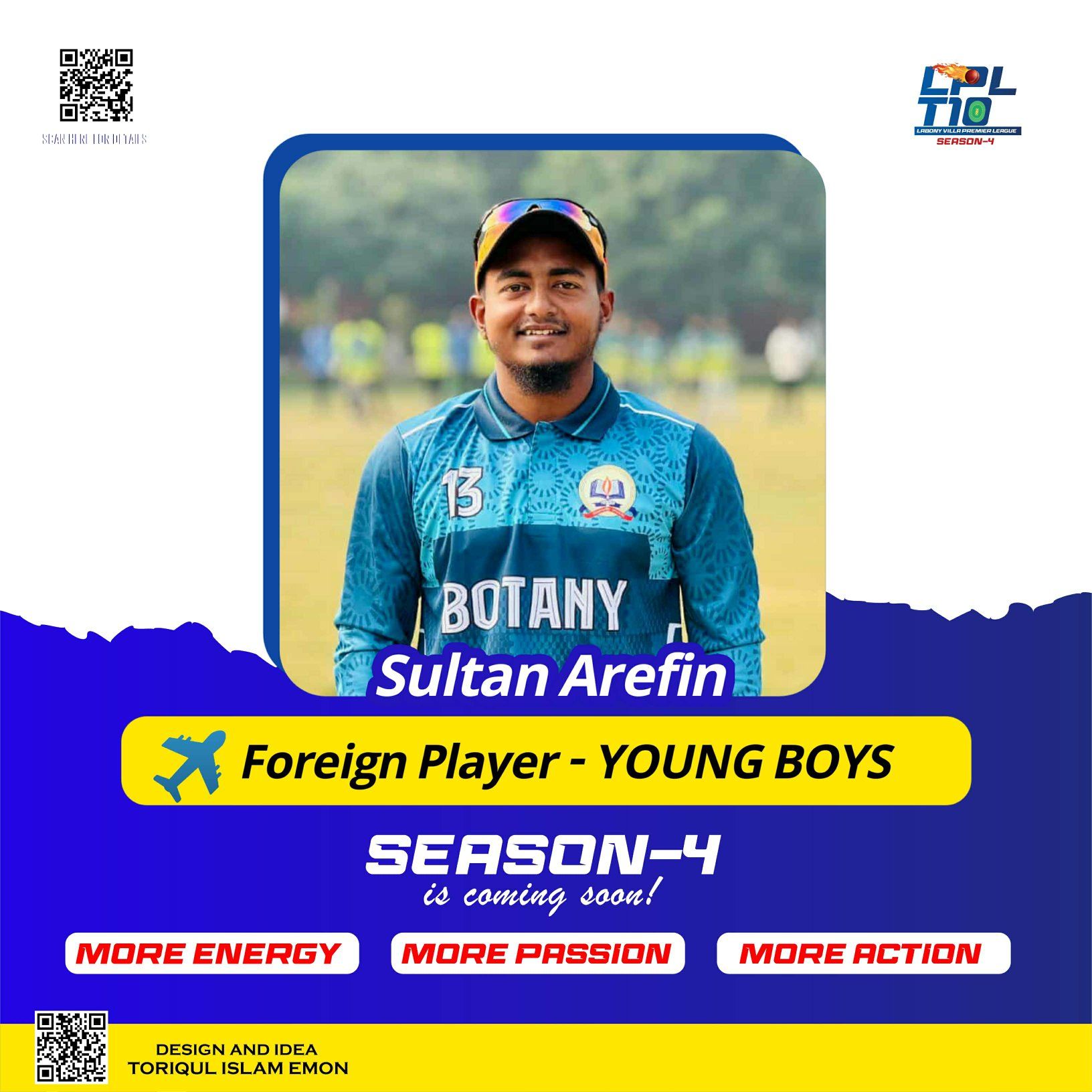 LPL - *🌟 Introducing the Star from Abroad! 🌍 🔥 *Sultan Arefin* joins ...