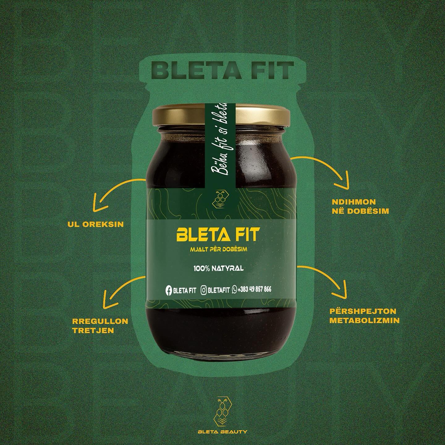 Bleta Beauty - 🍯 Bleta Fit – Mjalti për dobësim Kur... | Facebook