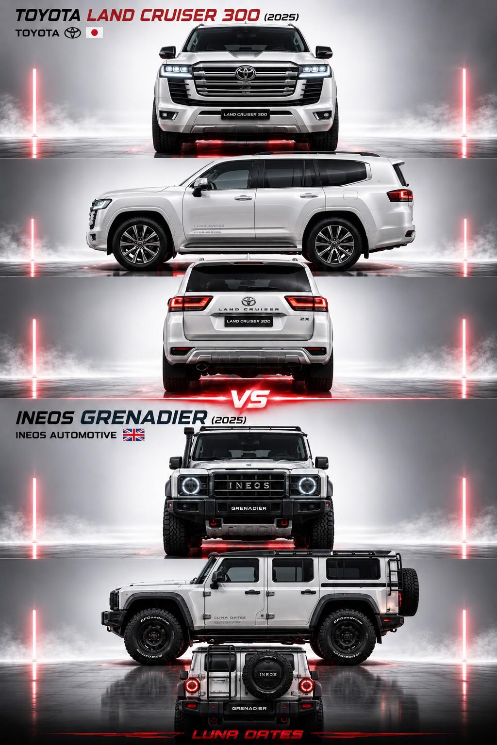 Which SUV is better, Toyota Land Cruiser 300 or Ineos Grenadier?