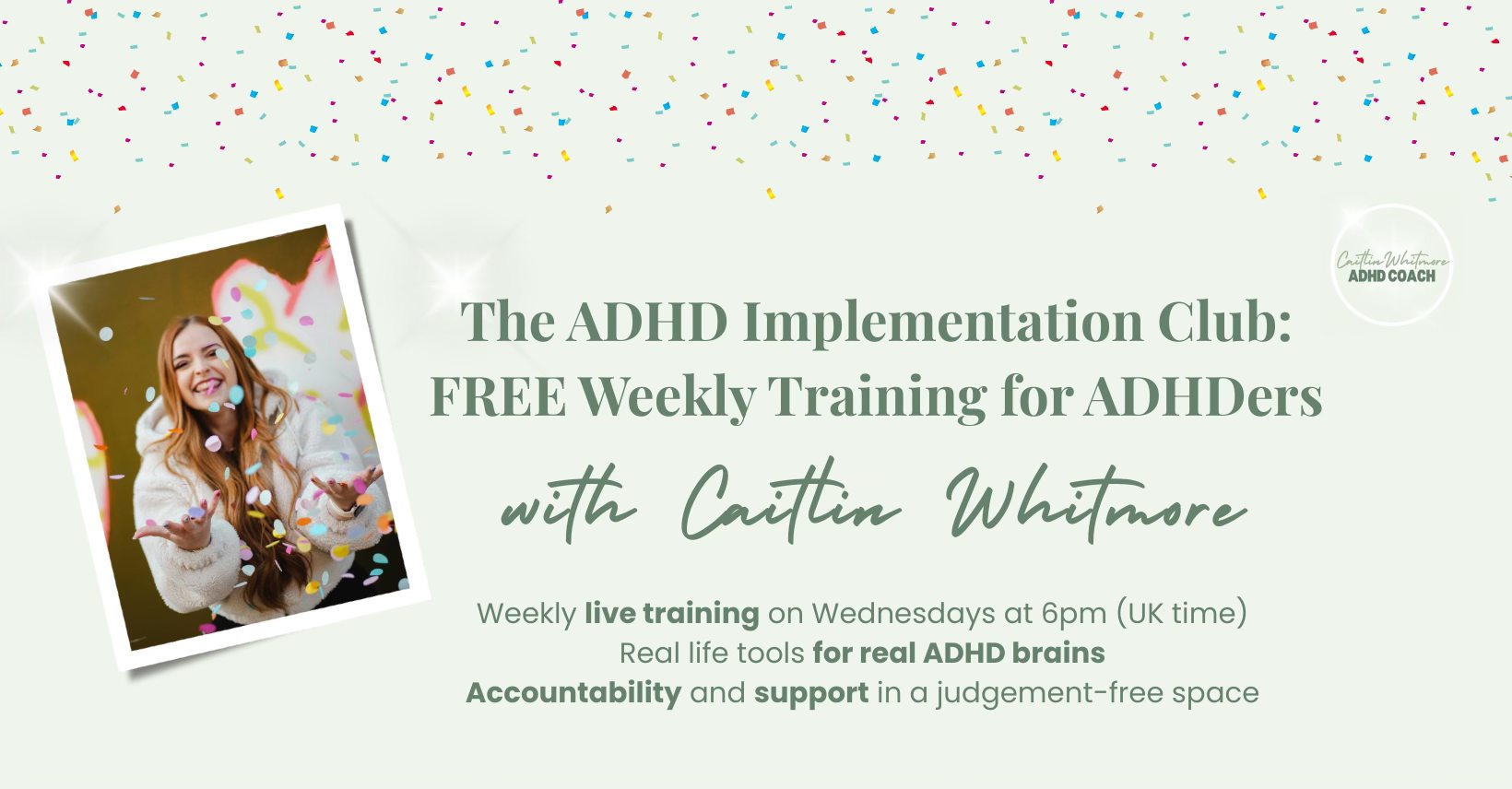 The ADHD Implementation Club: FREE Weekly Training for ADHDers | Facebook