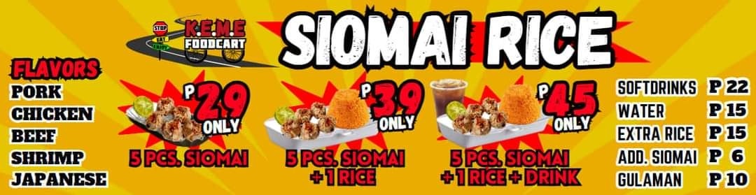 Siomai Rice | Morong