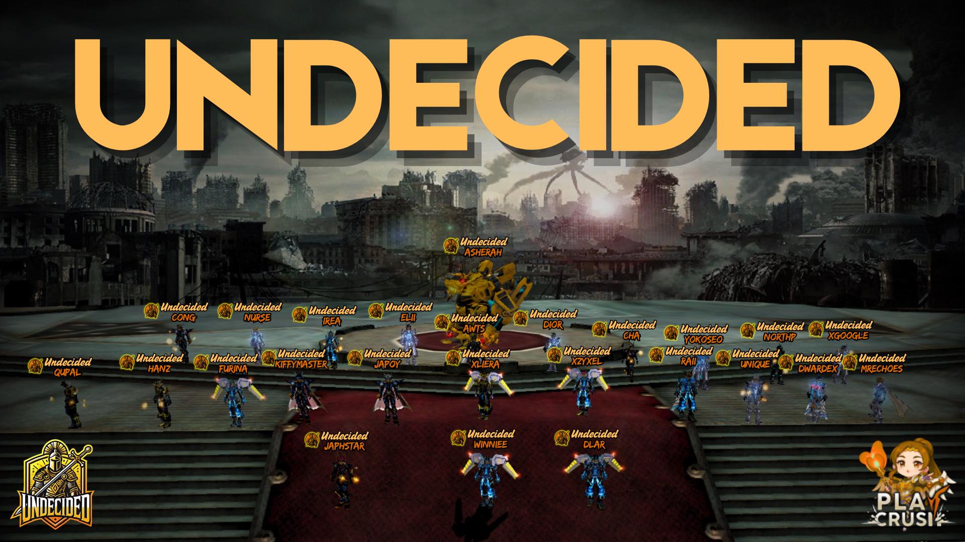 RF - UNDECIDED goes to RF PlayCrush Tara na dito recruiting pa kami ng ...