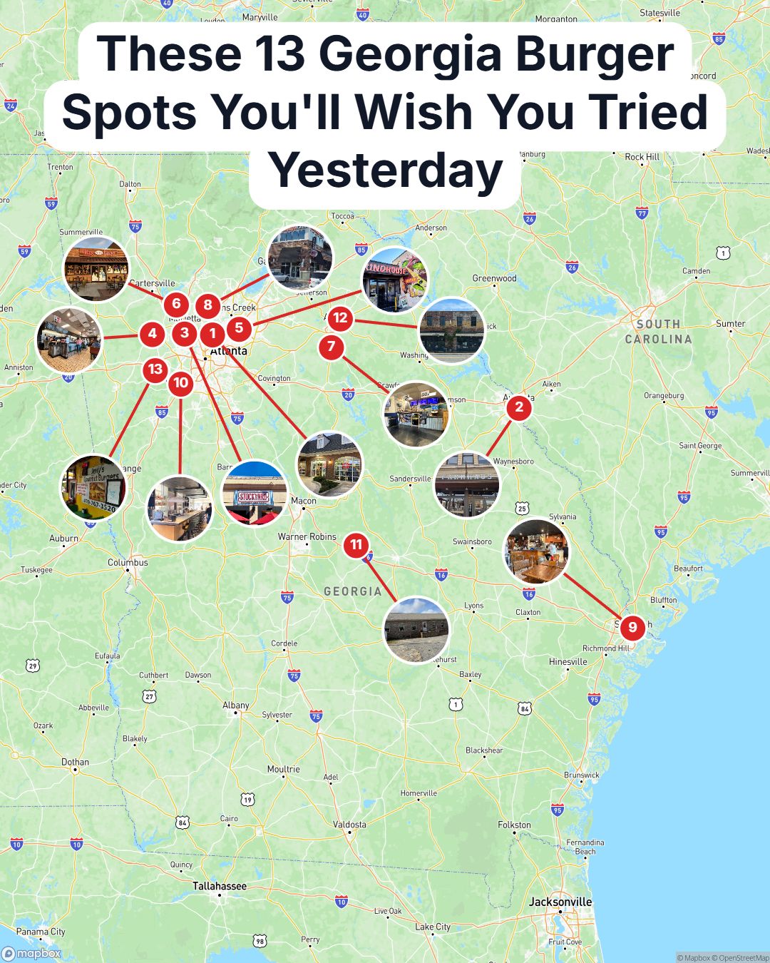 Georgia - Georgia knows how to do burgers right, and the variety across ...