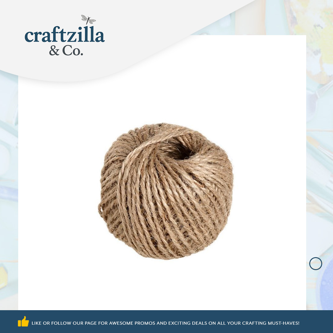 Craftzilla - 🌿 Add a rustic, natural touch to your crafts with our Jute ...