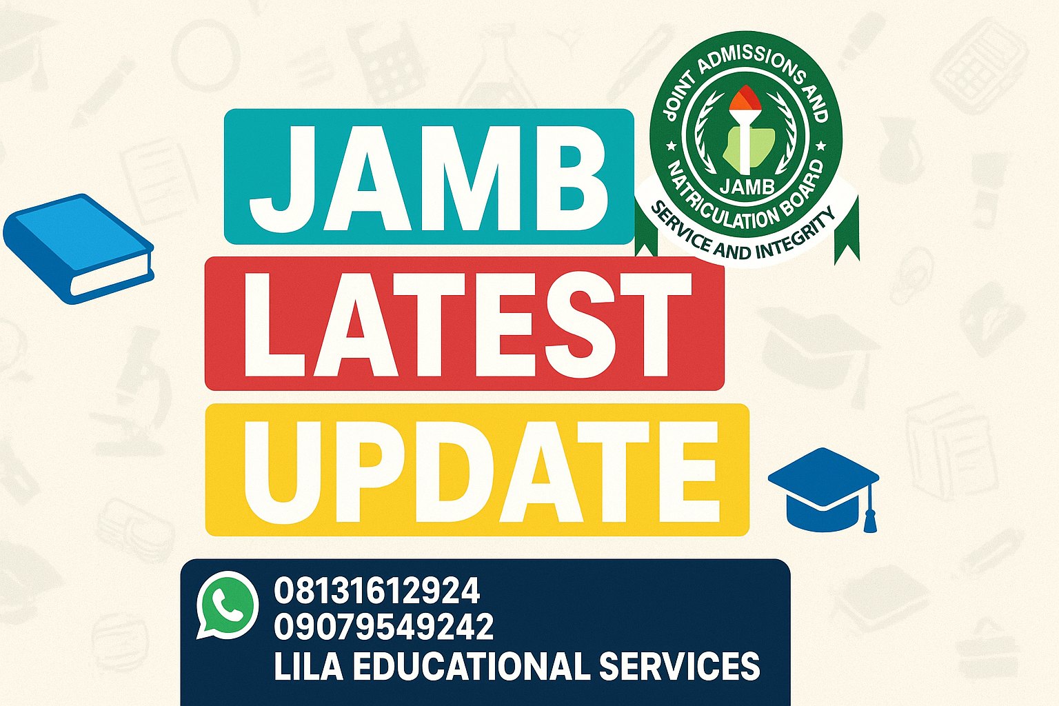 JAMB - 🔥𝐉𝐀𝐌𝐁 𝟐𝟎𝟐𝟔 𝐔𝐏𝐃𝐀𝐓𝐄: 𝟒 𝐊𝐄𝐘 𝐌𝐈𝐒𝐓𝐀𝐊𝐄𝐒 𝐓𝐎 𝐀𝐕𝐎𝐈𝐃 𝐈𝐍 𝟐𝟎𝟐𝟔 𝐉𝐀𝐌𝐁 𝐔𝐓𝐌𝐄/𝐃𝐄 ...
