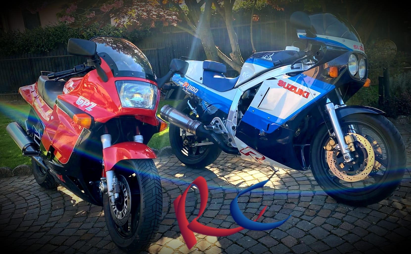 Locked in a fierce 400cc arms race, these two Japanese