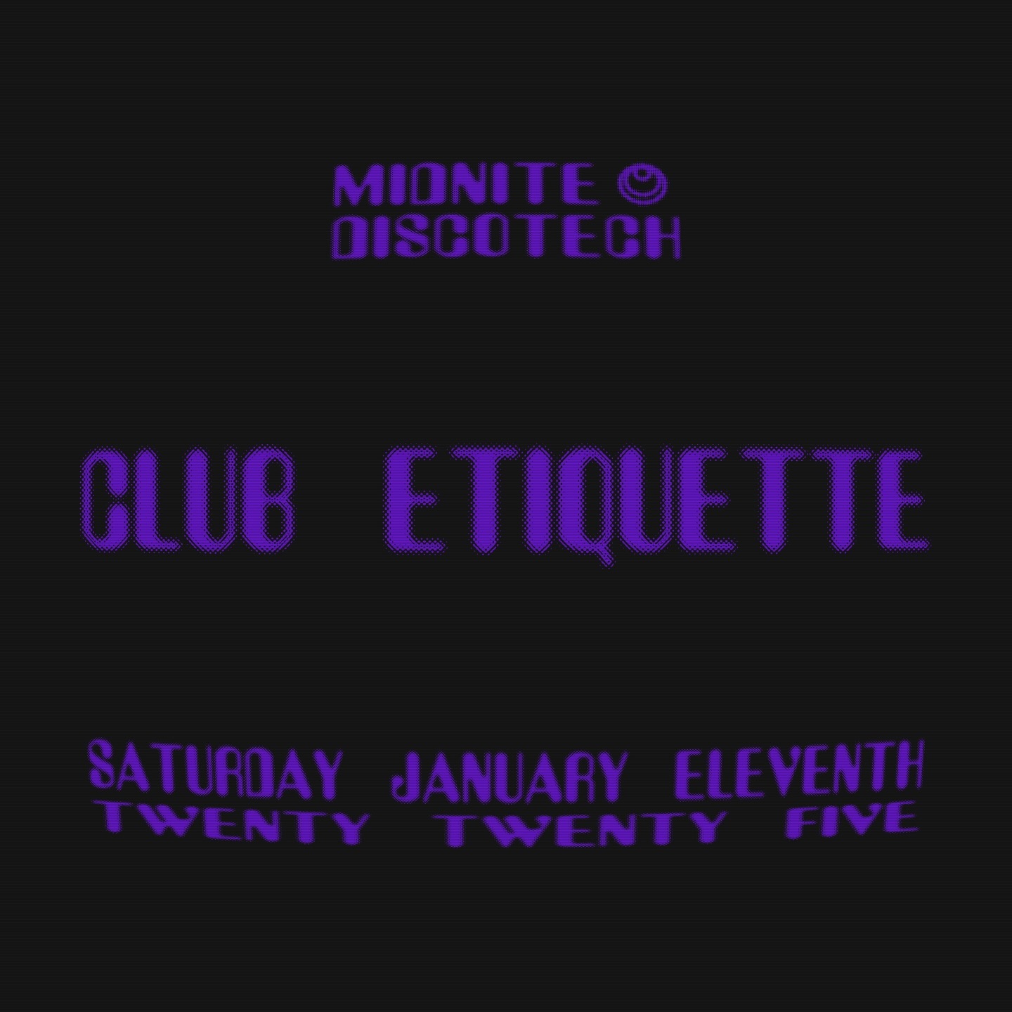 Midnite Discotech - midnite discotech 001 etiquette arrive quietly and ...