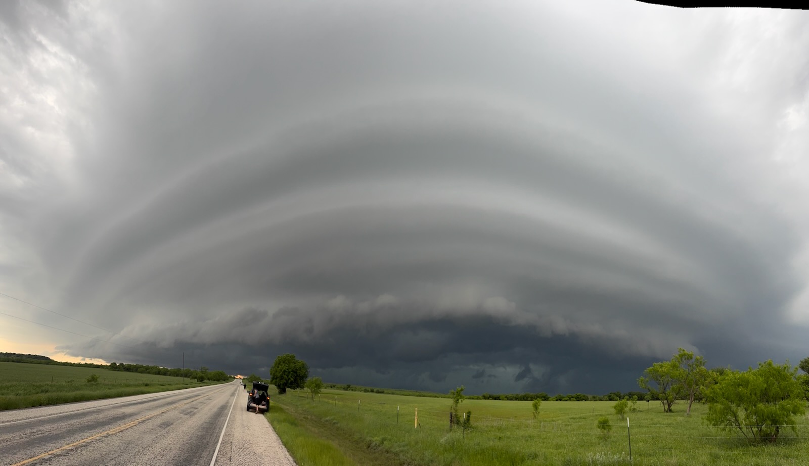 Meteorologist - A beast of a supercell moving east of Seymour. Storm is ...