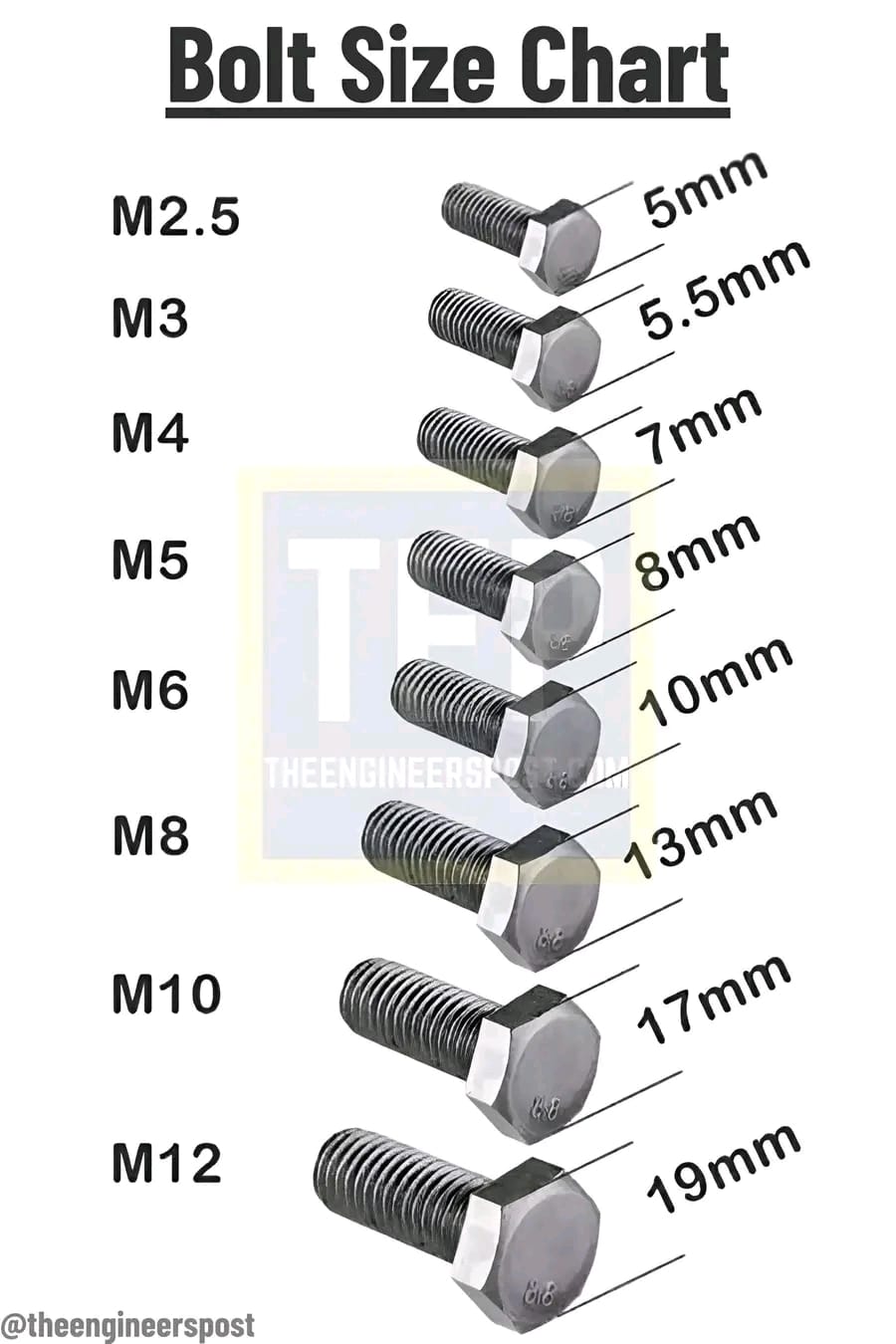 20x Body Bolts M6-1.0 x 20mm Long - 10mm Hex - 17mm Washer - 20x U-Nuts