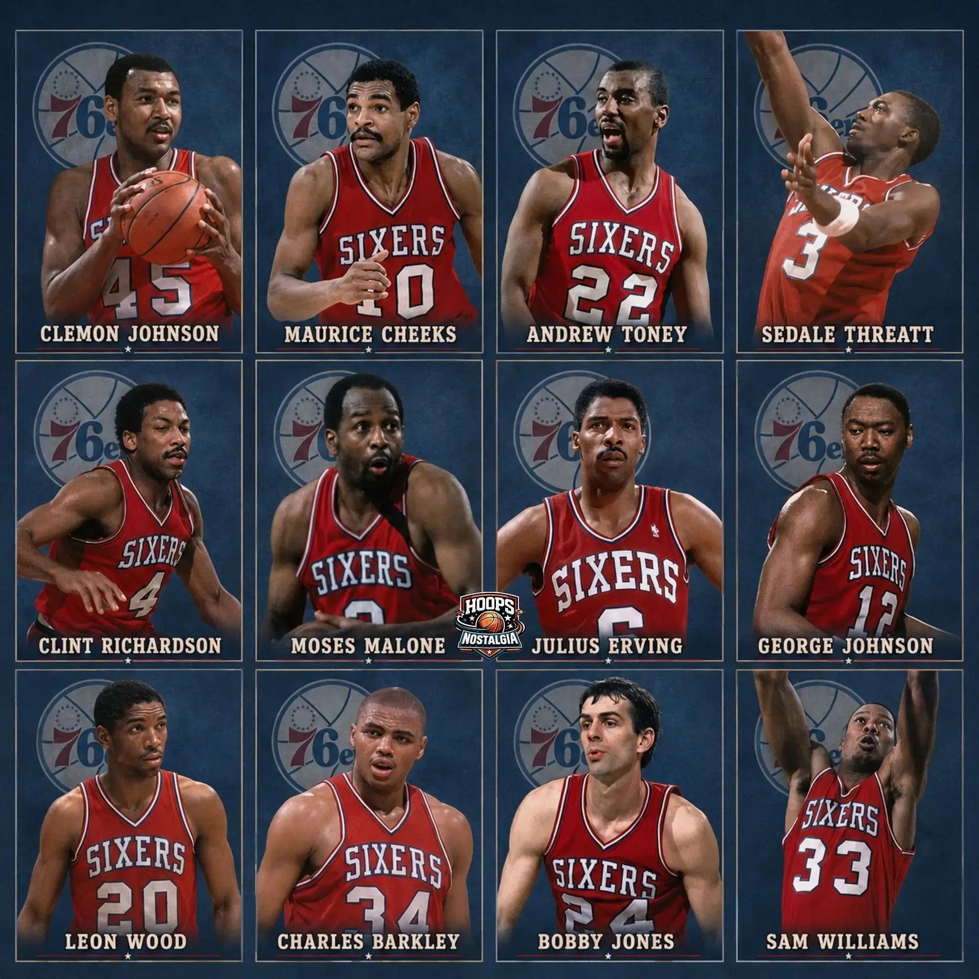 Philadelphia 76ers players from 1984-85