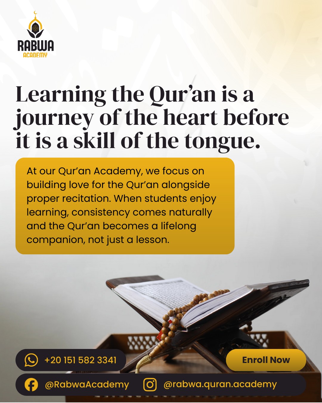 Rabwa Academy - Dear Muslim Parents, Your kids deserve... | Facebook