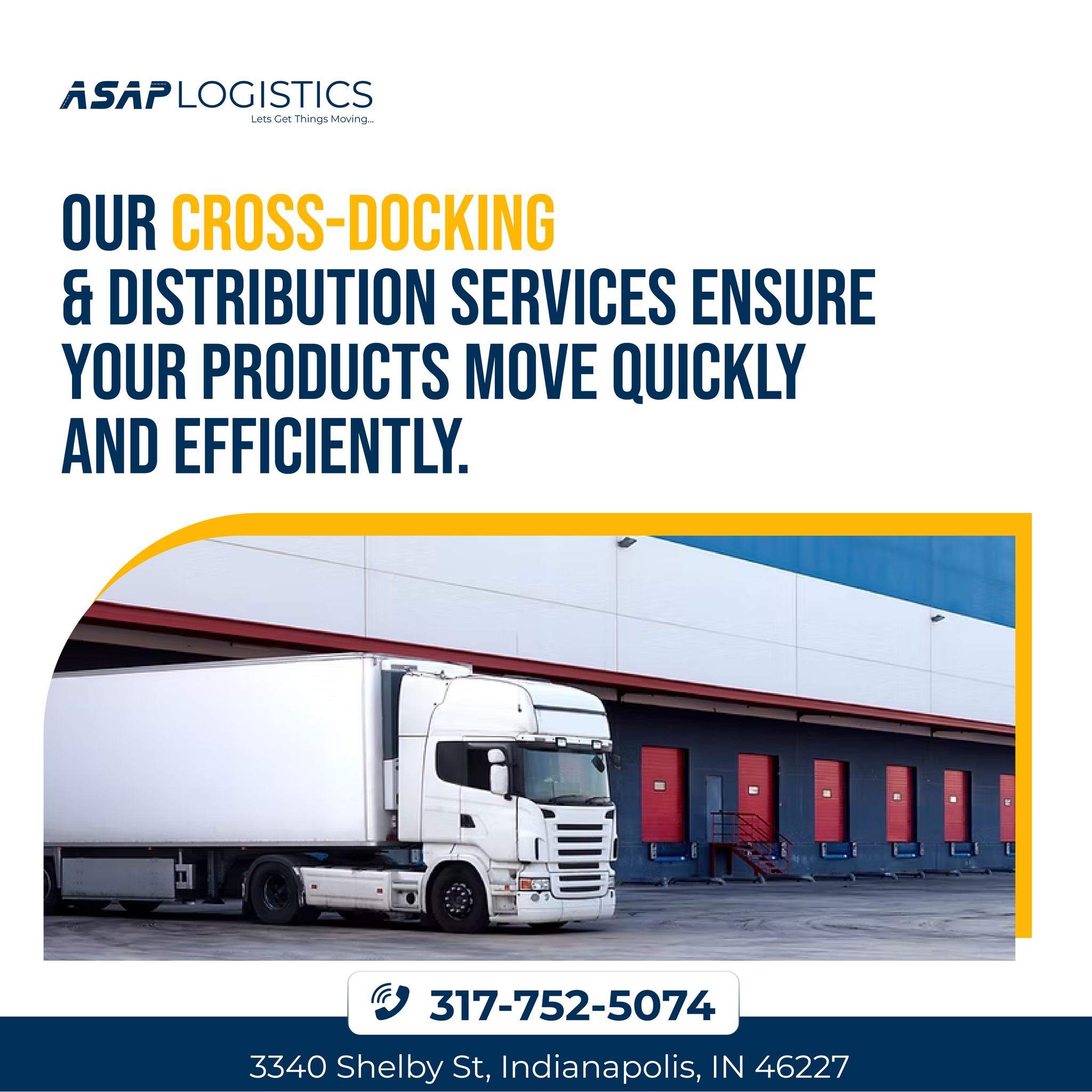 Asap logistics Inc - Warehouse, Storage, Distribution and Cross Dock