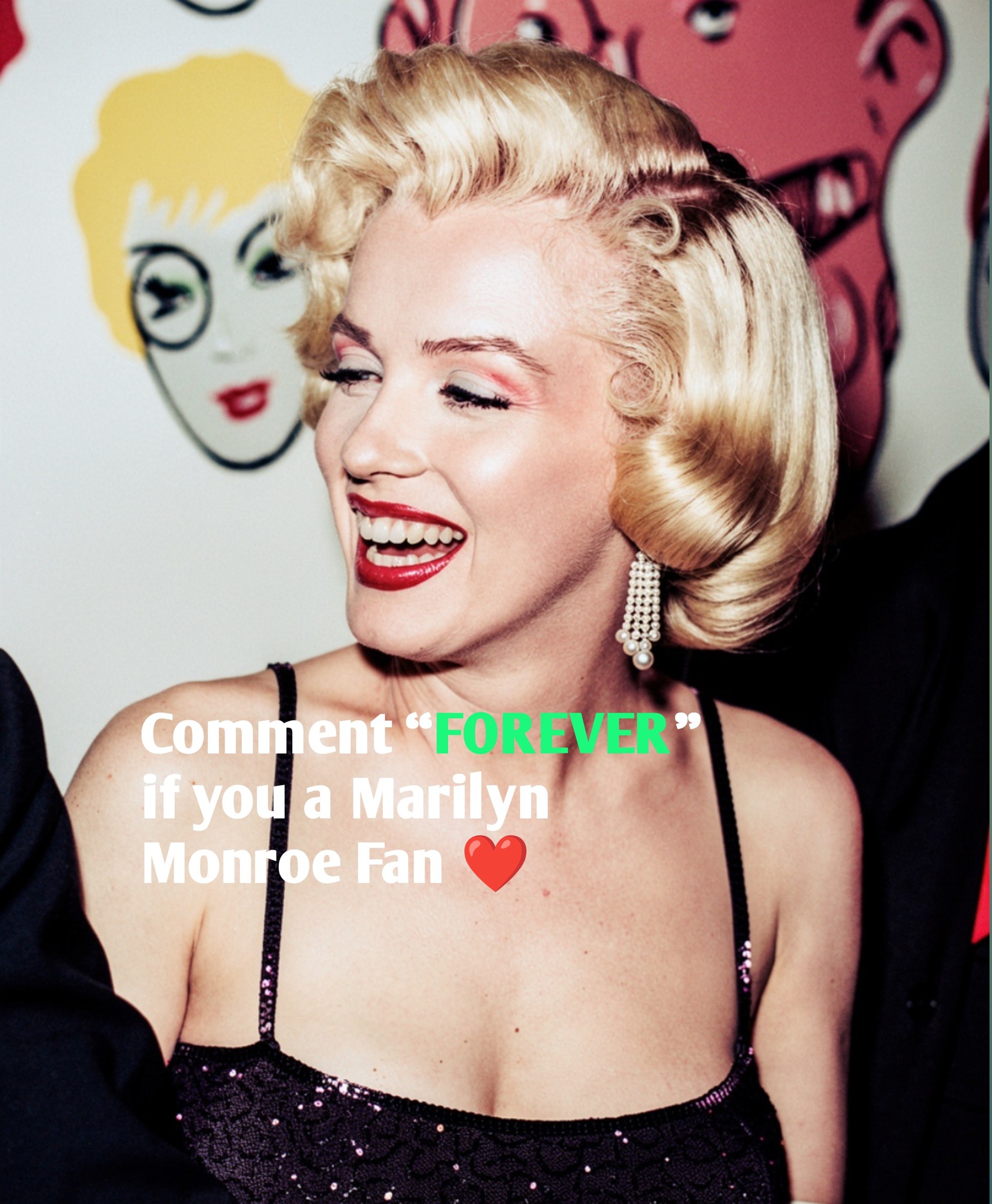 Marilyn Monroe was famous for her classic eyeliner wing and red