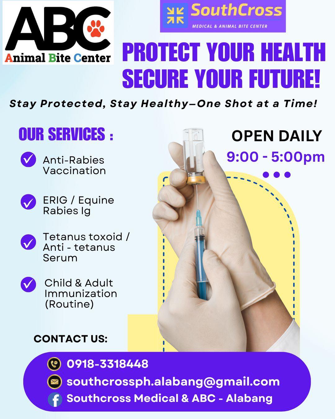 Southcross - Southcross Medical & Animal Bite Clinic Your Partner in ...